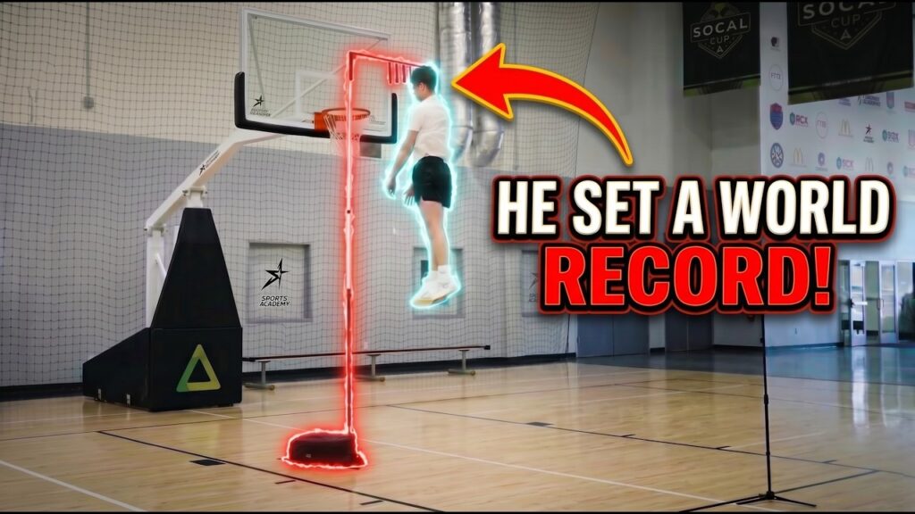 Cam Hazzard world record head touch at Dunkademics